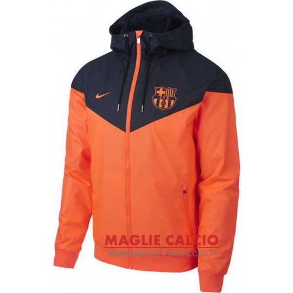 barcelona blu arancione nuova giacca a vento 2018-2019